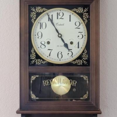 Vintage Centurion Regulator Wall Clock