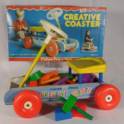 Fisher Price #987 Creative Coaster Toy w/ Box