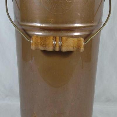 Revere Ware Tall Copper Fire Bucket