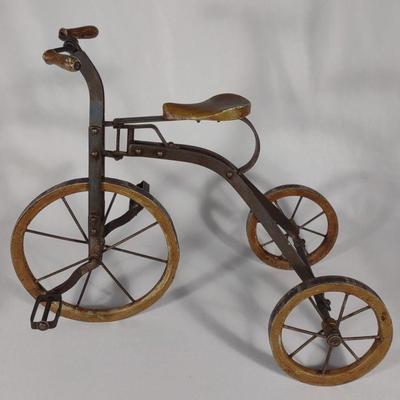 Iron & Wood Tricycle for Dolls
