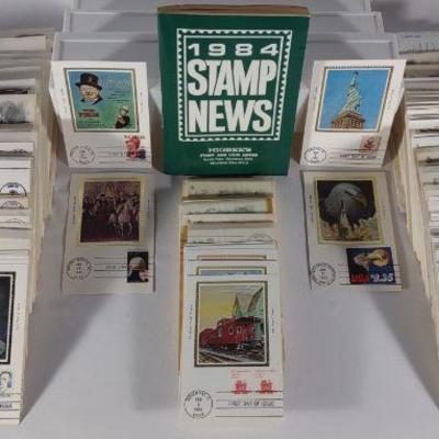 1980-84 First Day Issue Stamps & Silk Cachets