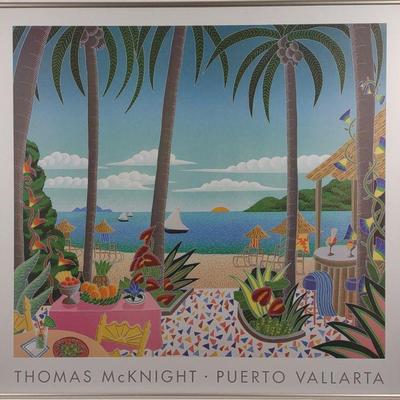 Thomas McKnight Puerto Vallarta Framed Print Art