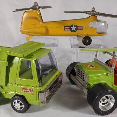 Buddy L & Hubley Metal Toy Vehicles