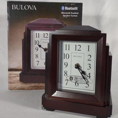 Bulova Empire Bluetooth Speaker Clock B2618 (New)