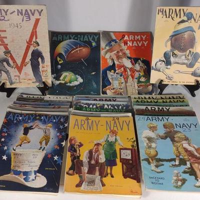 1945-1972 Army Navy Football Programs