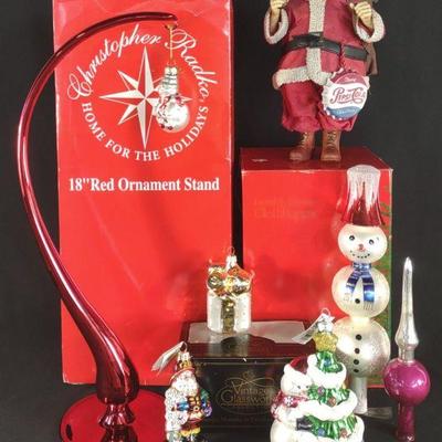 Christopher Radko Christmas Ornaments & More
