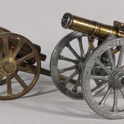 Miniature Model of 1882 Gatling Gun & Cannon