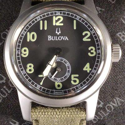 Bulova 96A102 Mens Commemorative Hack Watch (NIB)