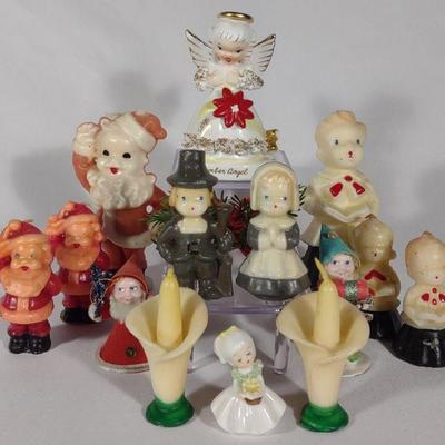 Vintage Gurley Christmas Candles & Japan Items