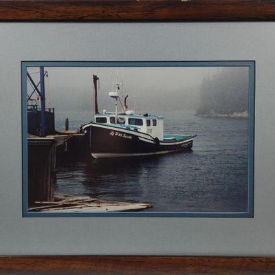 Framed Photo of Le P'tit Surette Fishing Boat