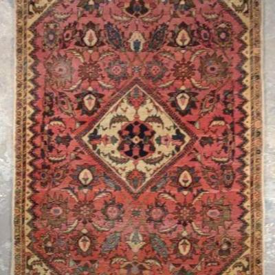 Antique Oriental Short Pile Rug 6' 5