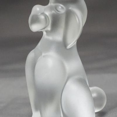 SEVRES FROSTED CRYSTAL POODLE