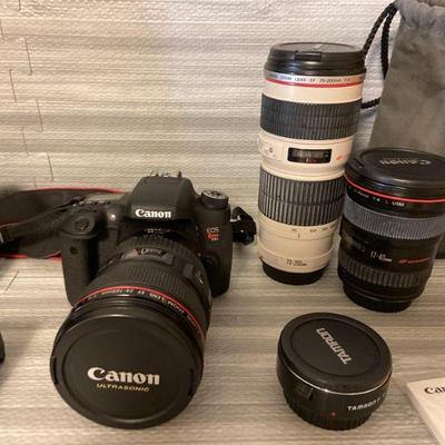 Canon EOS T6S Camera with Lenses