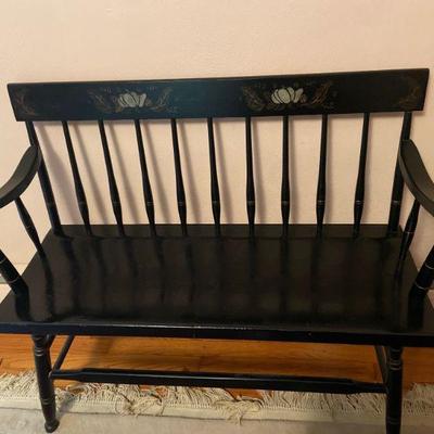 Pumpkin Motif Bench