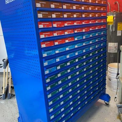 288 Display Case filled with correctly labeled Nuts, Bolts etcâ€¦