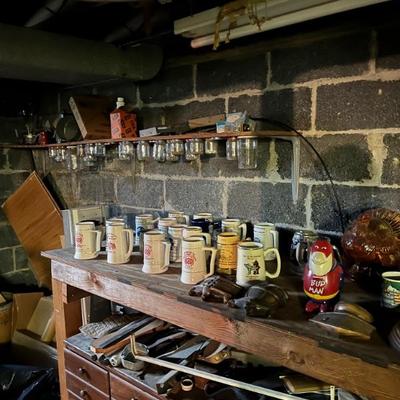 Firefighters beer mugs 