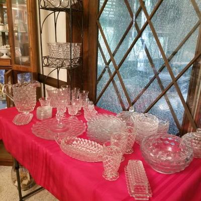 Fostoria American glassware collection
