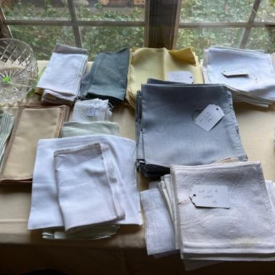 vintage linens and blankets