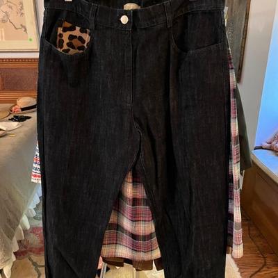 Vintage and new designer clothes and shoesâ€”clothes sizes 2-12â€”Burberry, Armani, Valentino, Ralph Lauren, Max Mara, J. Crew black...