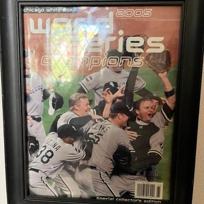 framed picture of 2005 World Series White Sox