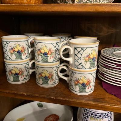 set of Villeroy and Boch Basket--12 place settings