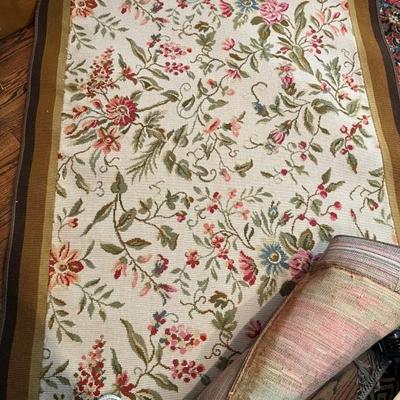needlepoint area rug by Stark