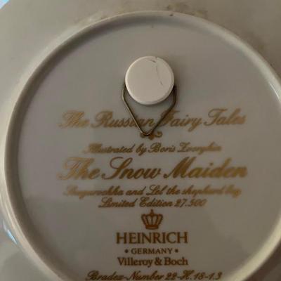Villeroy and Boch Russian fairy tale plates