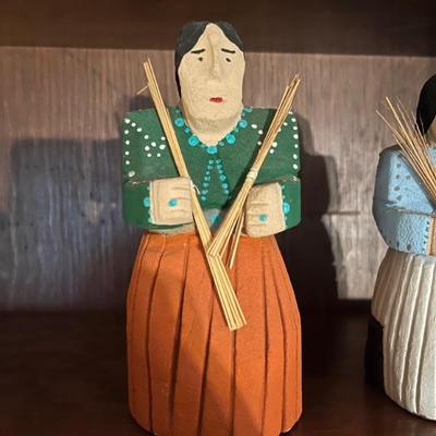 folk art dolls by Homer G Warren
