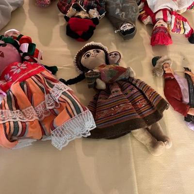 dollsâ€”ethnic, Native American, folk art, Labrador tea dolls, Afro-Caribbean