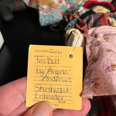 signed Labrador tea doll