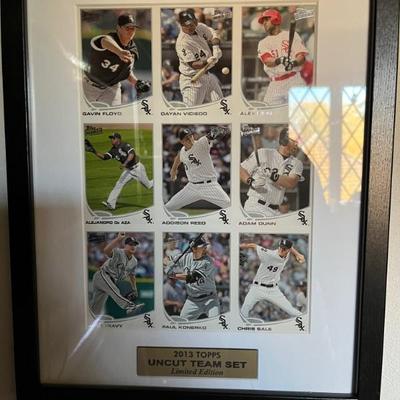 framed picture of 2005 World Series White Sox