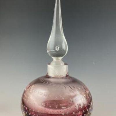 Murano Hand Blown Perfume bottle and collectible glass