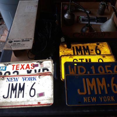 Vintage license plates 
