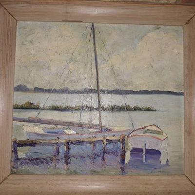 Another original oil on board by E. E. Nearpass 