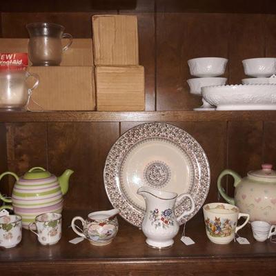 Vintage Kool Aid cups, milk glass, and more
