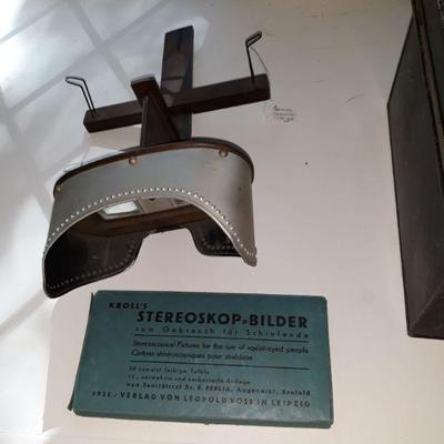 Antique German stereotype with 30 cards