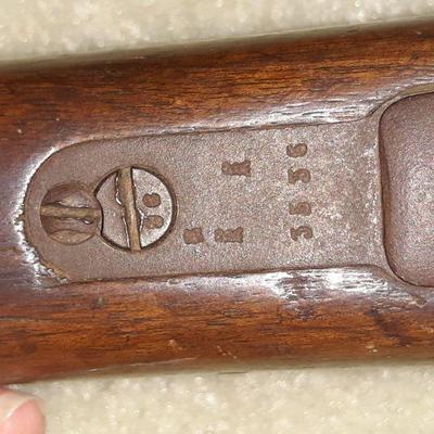 Imperial marks and serial number