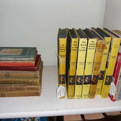 Vintage Nancy Drew books and more children