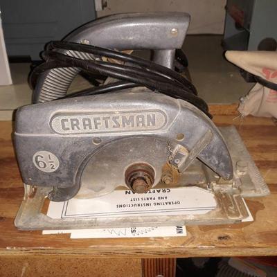 Vintage Craftsman hand circular saw 