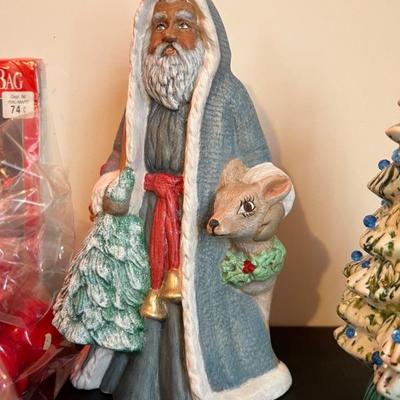 Ceramic Santa $15