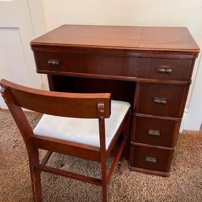 Sewing cabinet (wine cabinet, coffee bar, server, liquor bar, vanity) $75
Chair w/storage $24