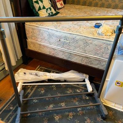 Rolling clothes racks $15 rach