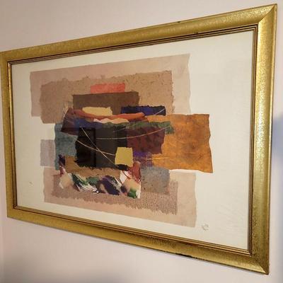 Steve Strickland 20th Mixed Material Abstract Print 