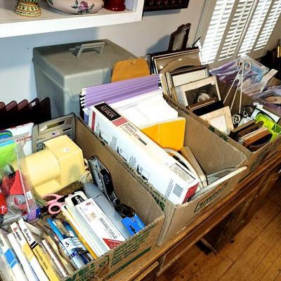 Miscellaneous Office Supplies and Frames