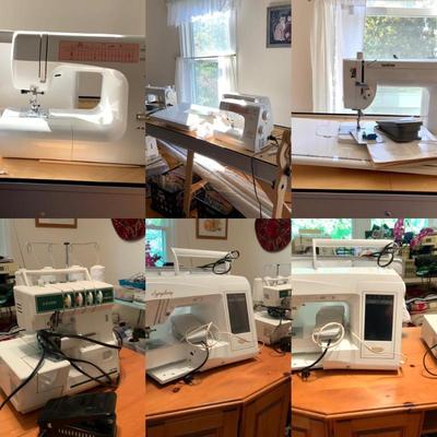 8 sewing machines