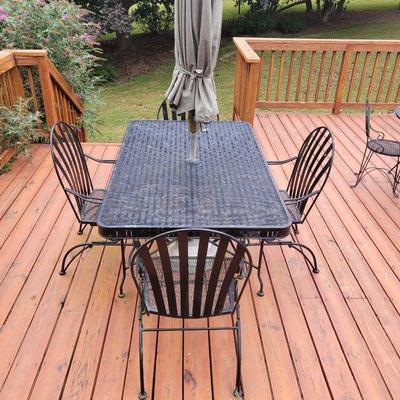 nice iron patio furniture