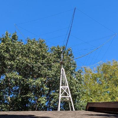 Giant Cobweb Multiband Antenna!