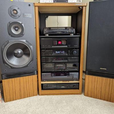 This Kenwood Stereo system sounds Fantastic!  It includes Tuner, amp