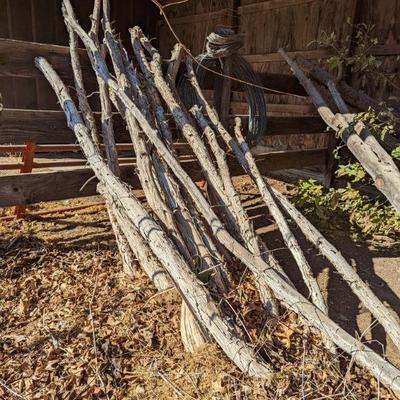 Cedar fence rails