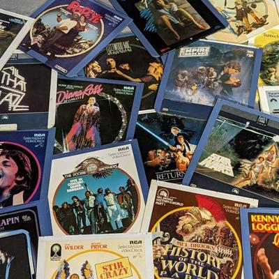Yes! This is a massive stack of Laser discs!